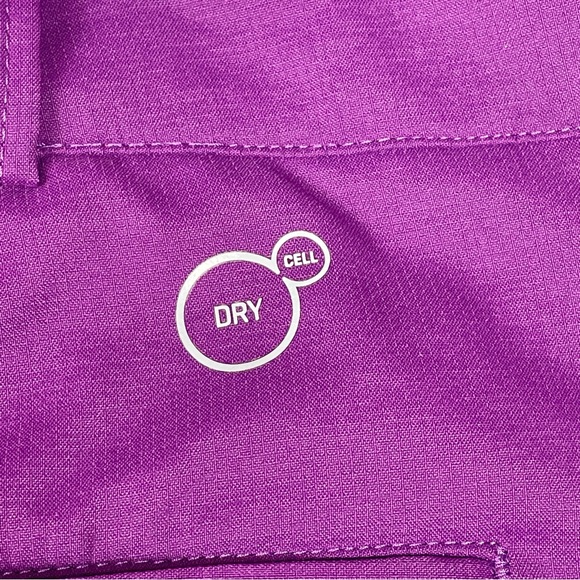 Puma Size 12 Dry Cell Performance Stretch Golf Striped Pleated Plum Purple Skort - Picture 9 of 13